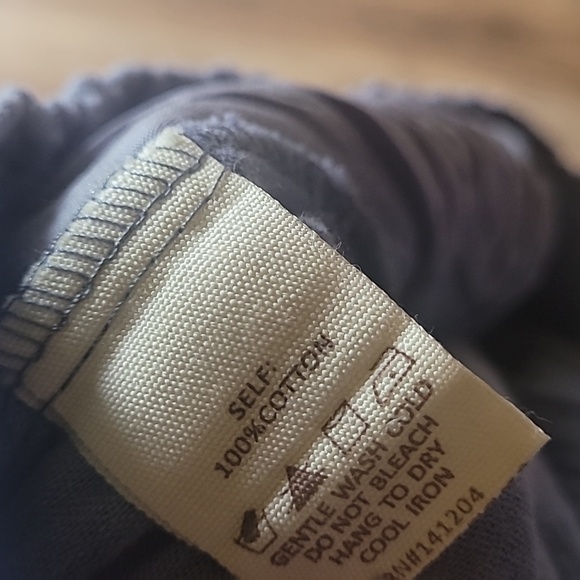 Hem & Thread Gauze Wide-Leg Pants, Size L, Light Blue, Soft, 100% Cotton - Picture 8 of 8